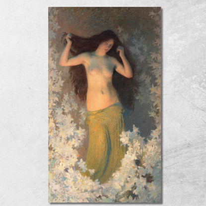 Bellezza Henri Martin hmt7 quadro stampato su tela