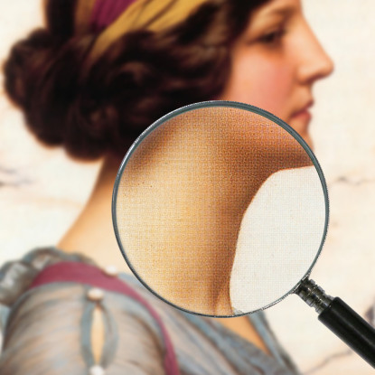 Meghilla John William Godward jwg49 quadro stampato su tela