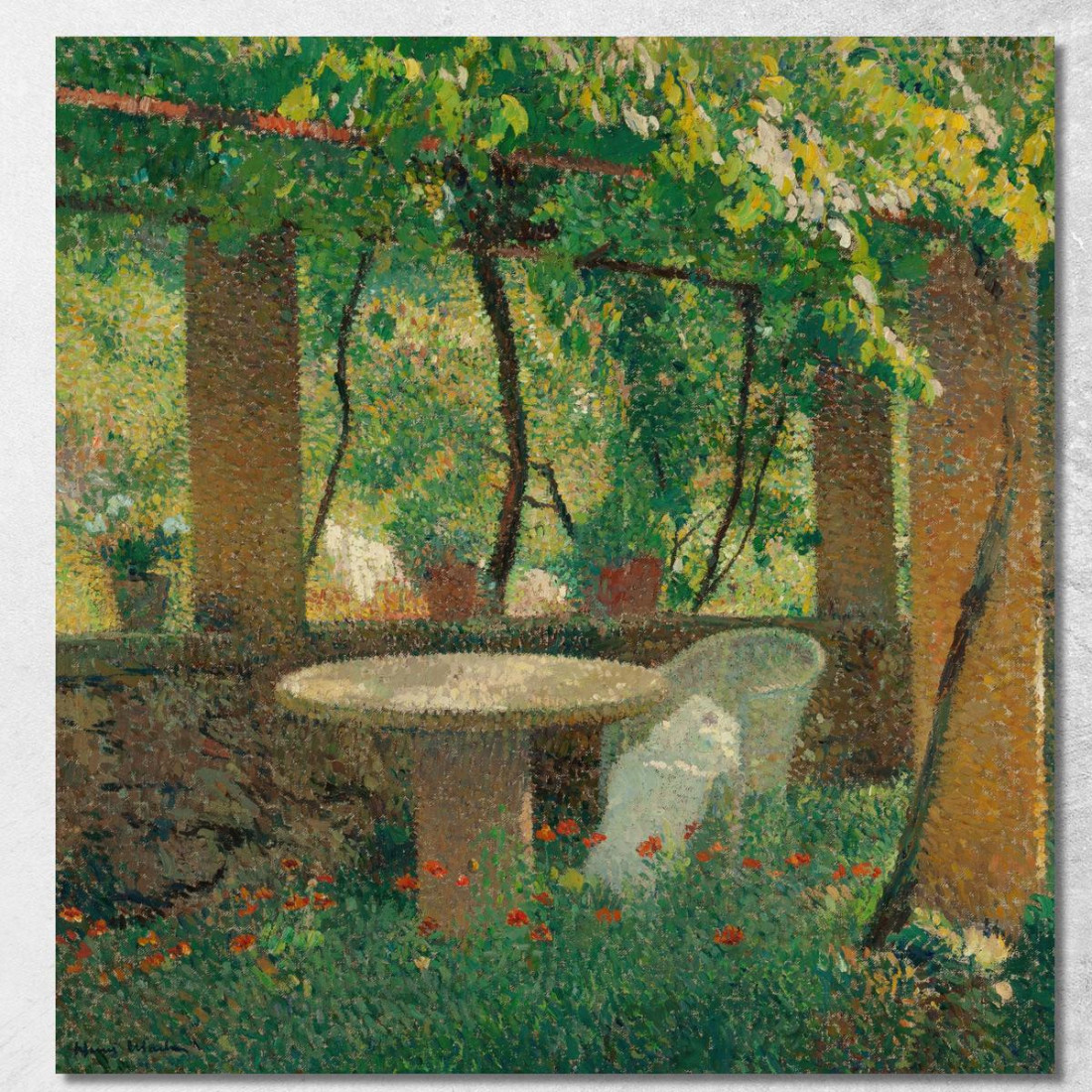 Viale Alberato Henri Martin hmt15 quadro stampato su tela Viale Alberato Henri Martin hmt15 quadro stampato su tela