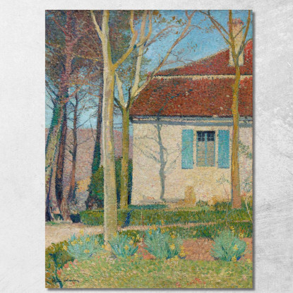 Angolo Di Una Casa Henri Martin hmt19 quadro stampato su tela