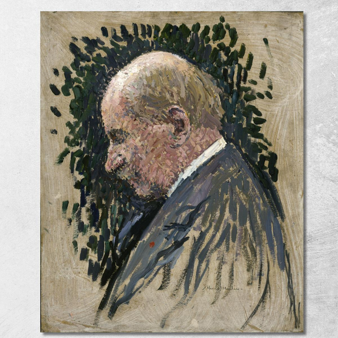 Gustave Charpentier 1860-1956 Compositore Henri Martin hmt28 quadro stampato su tela Gustave Charpentier 1860-1956 Compositore Henri Martin hmt28 quadro stampato su tela