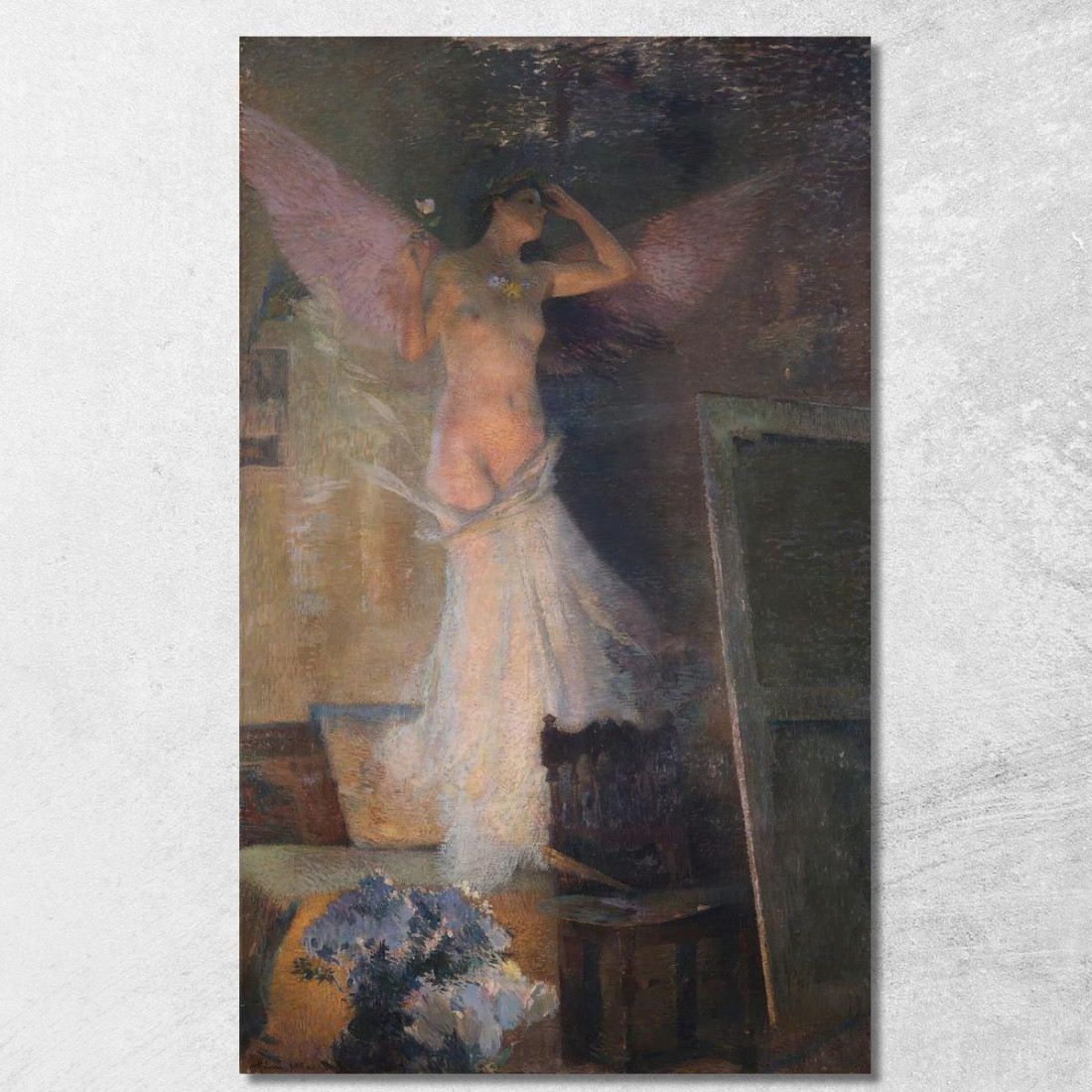 La Musa Del Pittore Henri Martin hmt36 quadro stampato su tela La Musa Del Pittore Henri Martin hmt36 quadro stampato su tela