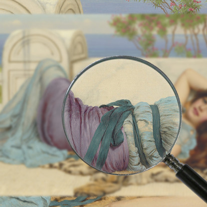 Maledizione E Riposo John William Godward jwg53 quadro stampato su tela