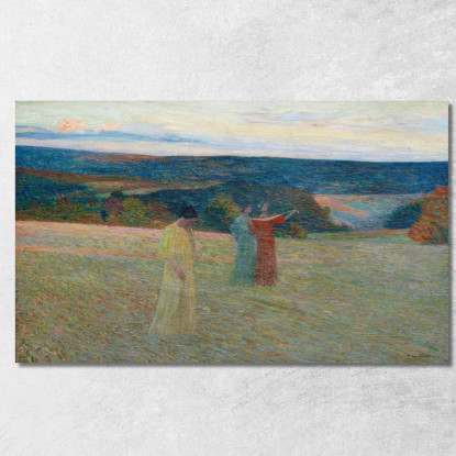 Le Tre Muse Henri Martin hmt56 quadro stampato su tela