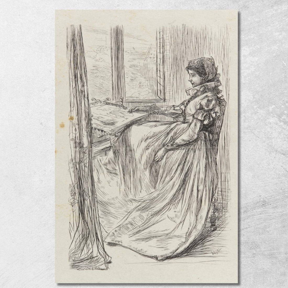 Un'Illustrazione Per La Mattina Prima Del Massacro Della Notte Di San Bartolomeo James Abbott McNeill Whistler jam7 quadro stam Un'Illustrazione Per La Mattina Prima Del Massacro Della Notte Di San Bartolomeo James Abbott McNeill Whistler jam7 quadro stam