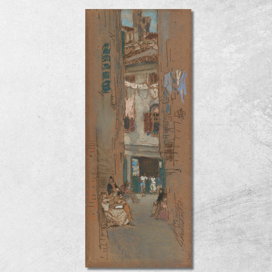 Infilatrici Di Perle James Abbott McNeill Whistler jam22 quadro stampato su tela Infilatrici Di Perle James Abbott McNeill Whistler jam22 quadro stampato su tela