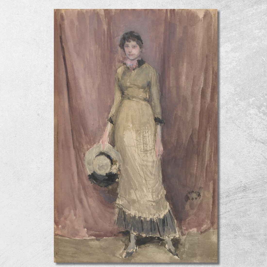 Armonia In Viola E Ambra James Abbott McNeill Whistler jam47 quadro stampato su tela Armonia In Viola E Ambra James Abbott McNeill Whistler jam47 quadro stampato su tela