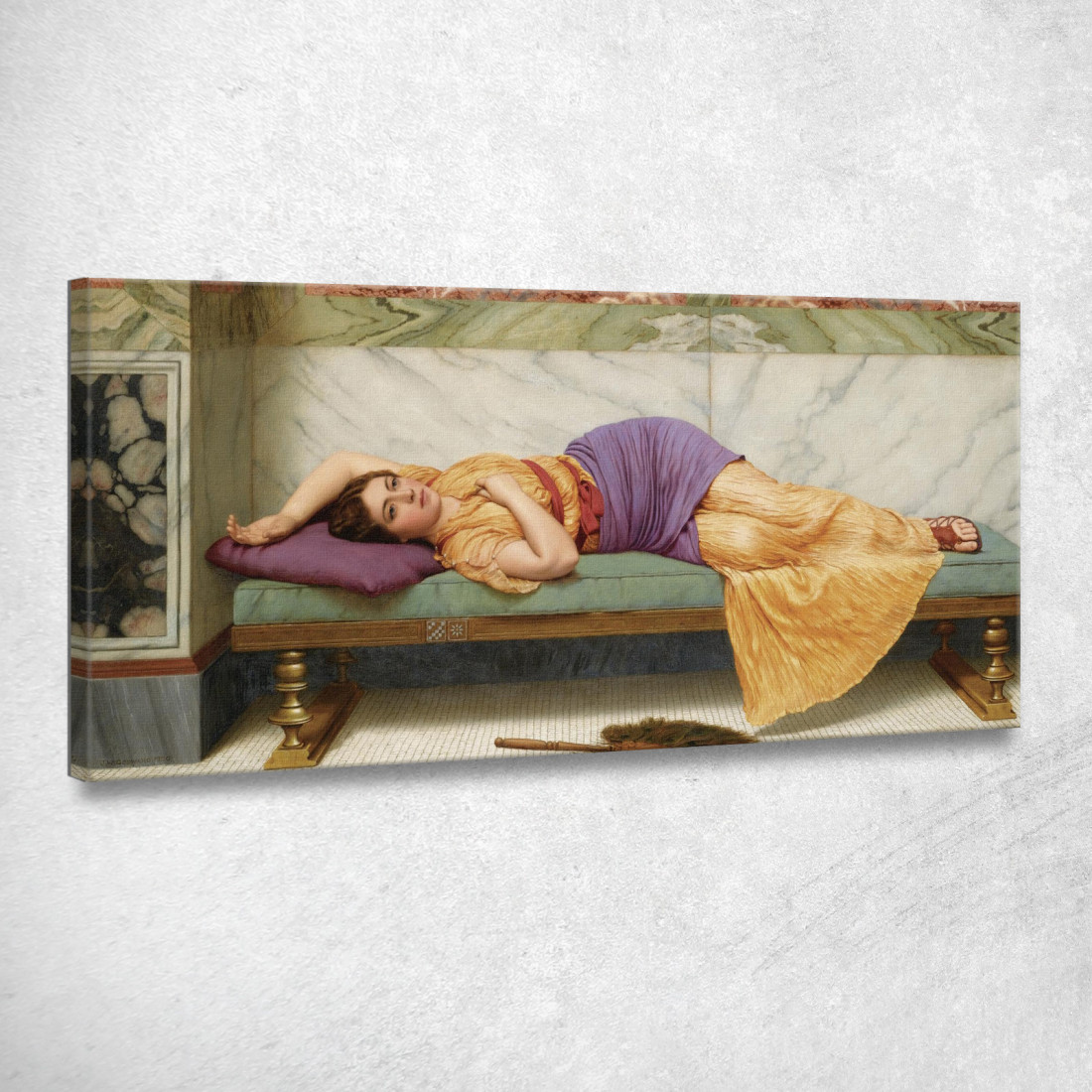 Il Sogno Ad Occhi Aperti John William Godward jwg73 quadro stampato su tela