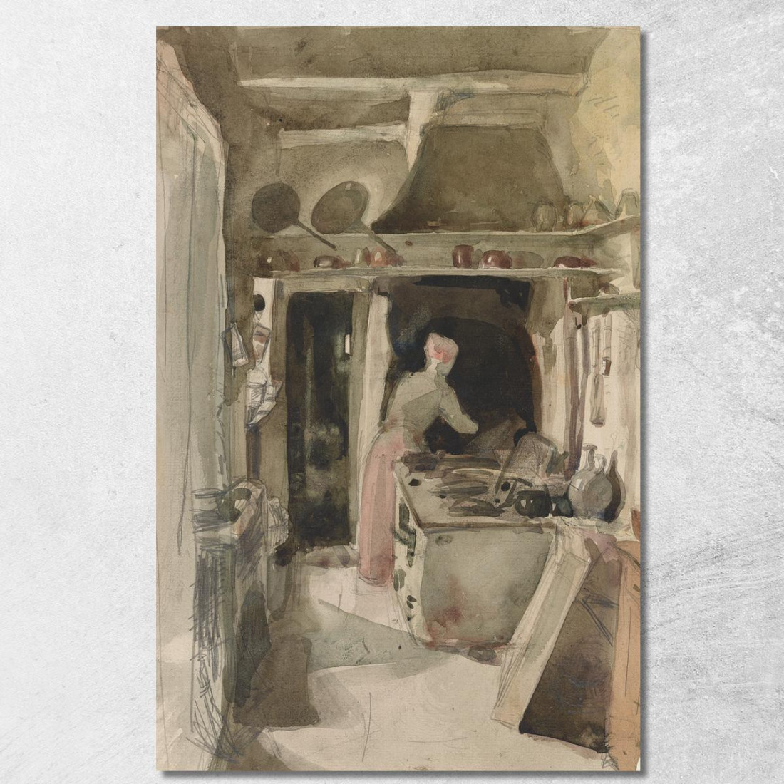 La Cucina James Abbott McNeill Whistler jam123 quadro stampato su tela La Cucina James Abbott McNeill Whistler jam123 quadro stampato su tela