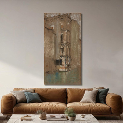 Il Palazzo Di Marmo James Abbott McNeill Whistler jam125 quadro stampato su tela