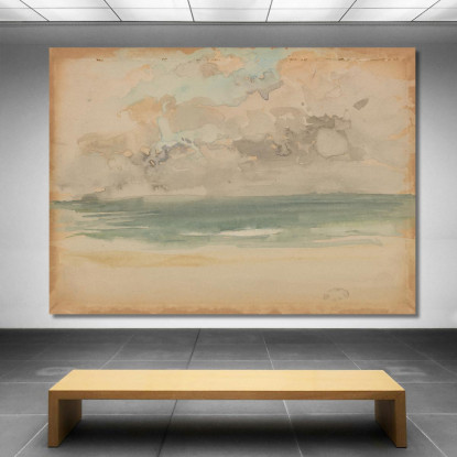 L'Onda Oceanica James Abbott McNeill Whistler jam128 quadro stampato su tela