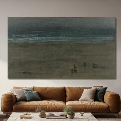 Il Mare E La Sabbia James Abbott McNeill Whistler jam135 quadro stampato su tela