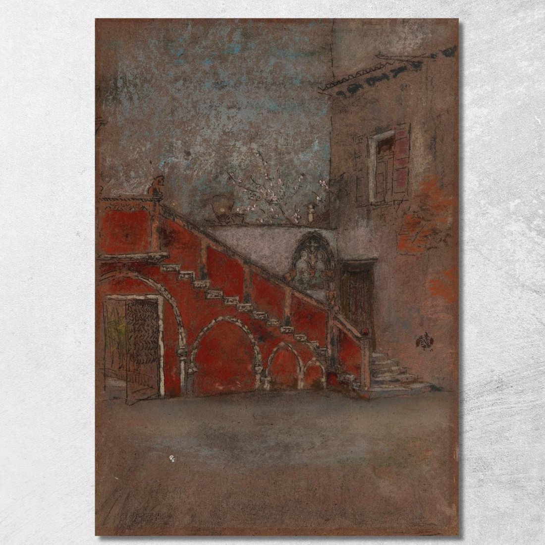 La Scala Nota In Rosso James Abbott McNeill Whistler jam137 quadro stampato su tela La Scala Nota In Rosso James Abbott McNeill Whistler jam137 quadro stampato su tela