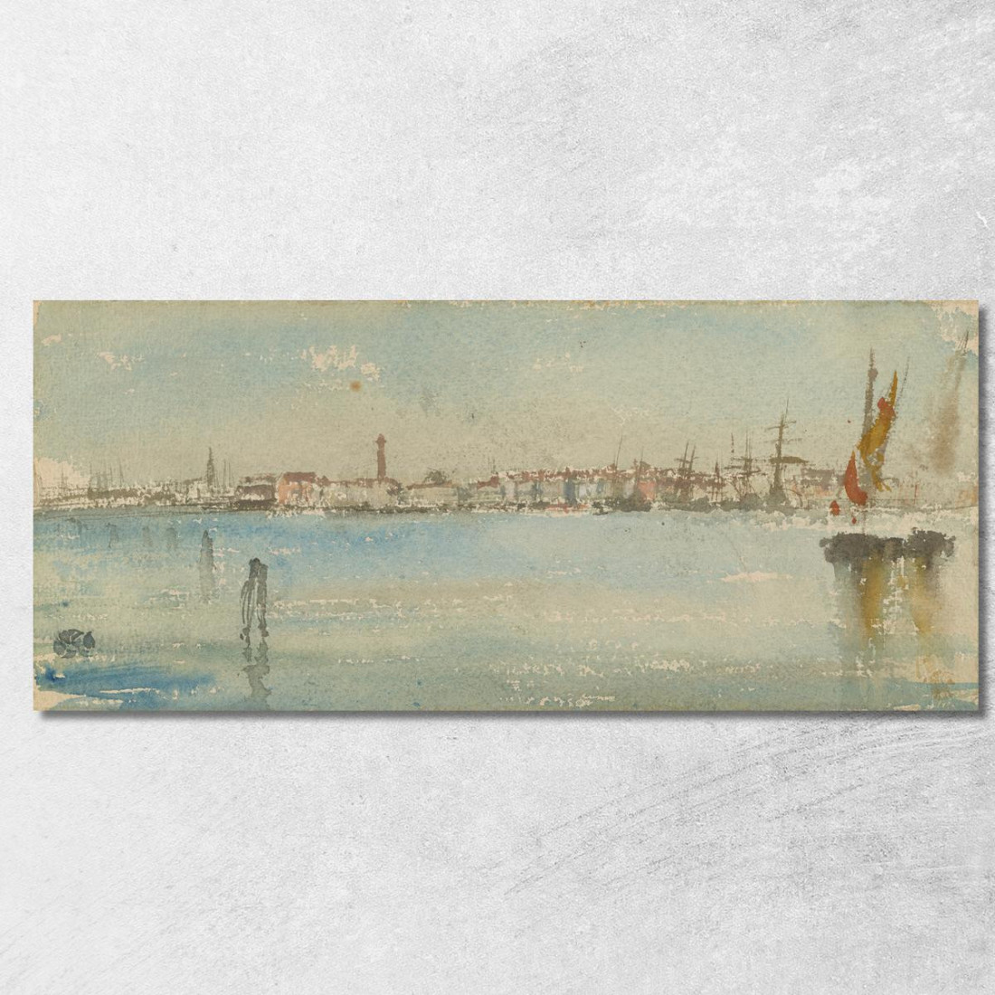 Porto Di Venezia James Abbott McNeill Whistler jam148 quadro stampato su tela Porto Di Venezia James Abbott McNeill Whistler jam148 quadro stampato su tela