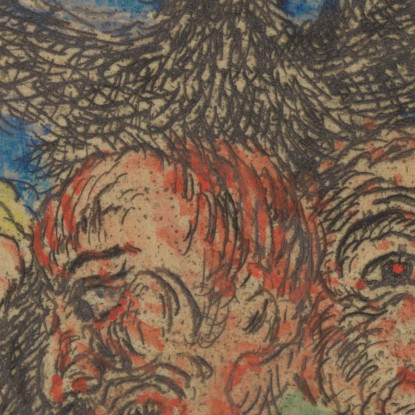 I Peccati Capitali Dominati Dalla Morte James Ensor jen24 quadro stampato su tela