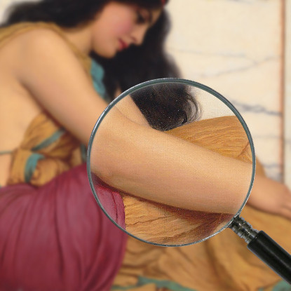 La Ballerina Stanca John William Godward jwg86 quadro stampato su tela