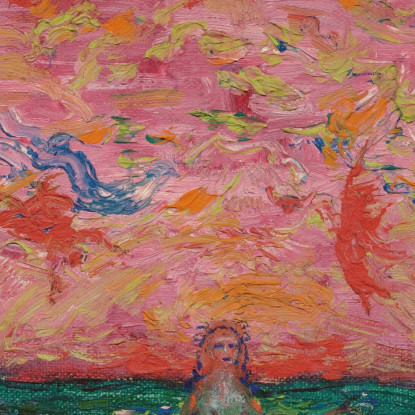 La Nascita Di Venere James Ensor jen62 quadro stampato su tela