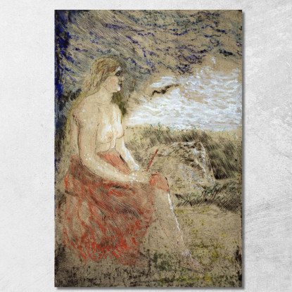 La Maddalena James Ensor jen100 quadro stampato su tela