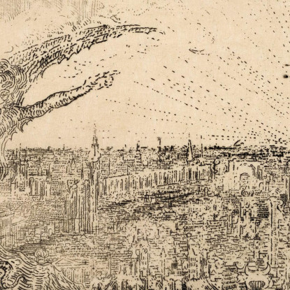 La Tentazione Di Cristo James Ensor jen110 quadro stampato su tela