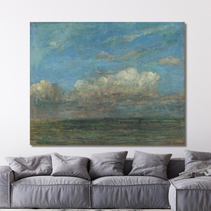 La Nuvola Bianca James Ensor jen112 quadro stampato su tela