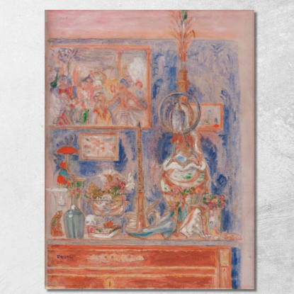 Un Buon Angolo Di Casa Mia James Ensor jen114 quadro stampato su tela