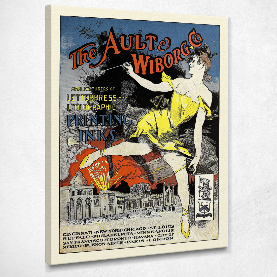 Ault E Wiborg Ad 088 Jules Chéret jch6 quadro stampato su tela Ault E Wiborg Ad 088 Jules Chéret jch6 quadro stampato su tela