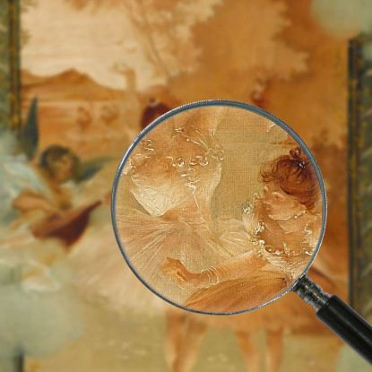 Ballerine Jules Chéret jch11 quadro stampato su tela