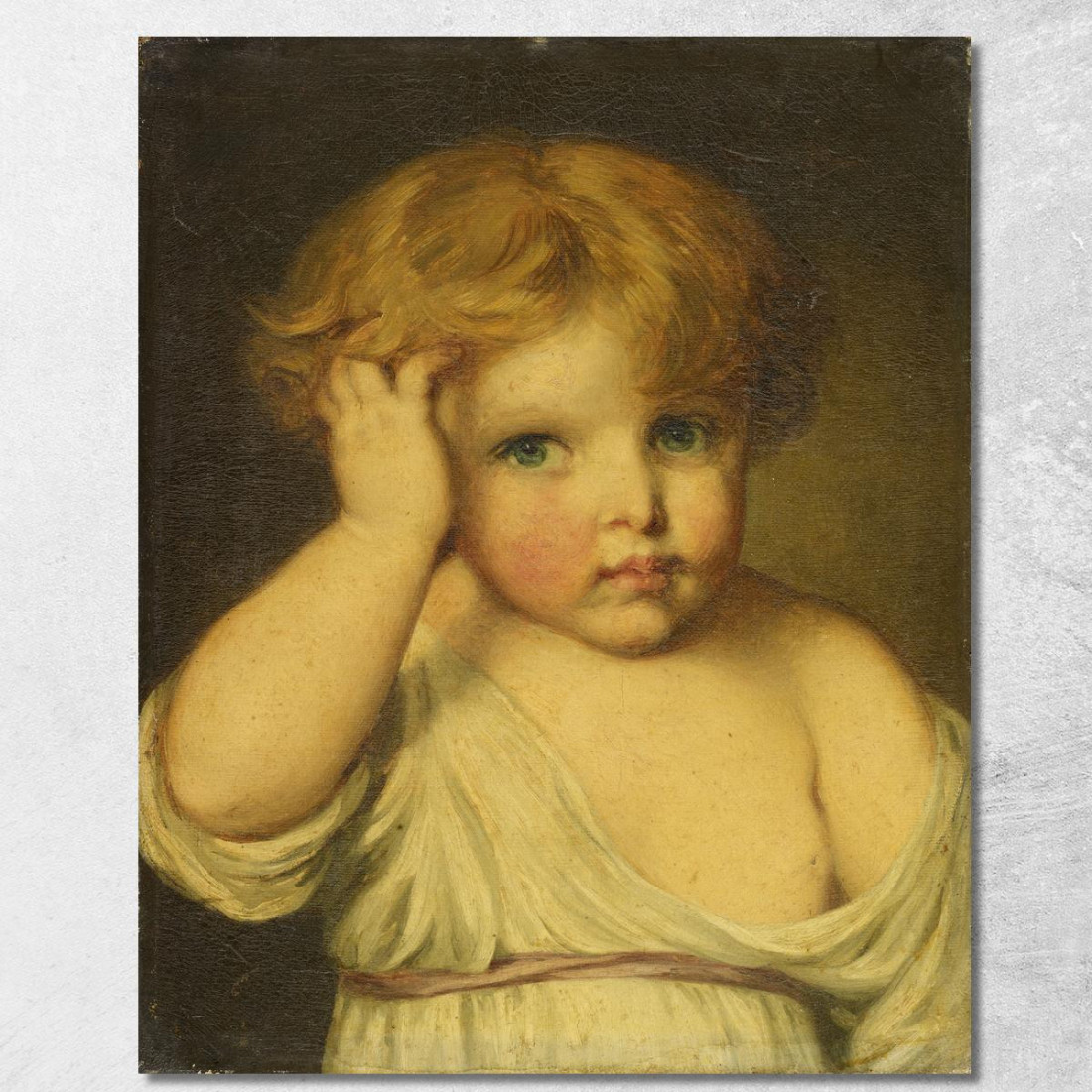 Bildnis Eines Kindes Jean-Baptiste Greuze jbg10 canvas print