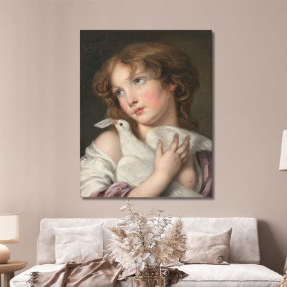 The Love Letter Jean-Baptiste Greuze jbg33 canvas print