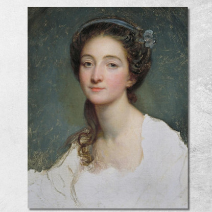 Portrait Of A Woman 2 Jean-Baptiste Greuze jbg45 canvas print