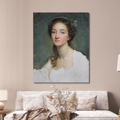 Portrait Of A Woman 2 Jean-Baptiste Greuze jbg45 canvas print