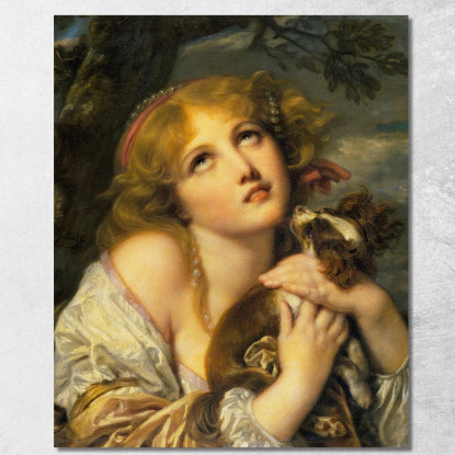 The Souvenir Jean-Baptiste Greuze jbg71 canvas print