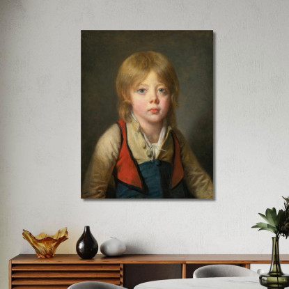 Young Peasant Boy Jean-Baptiste Greuze jbg77 canvas print