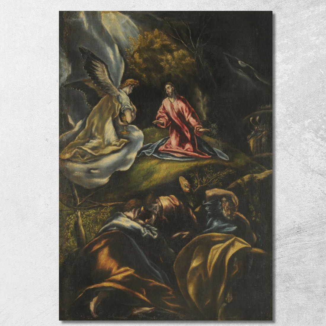 L'Agonia Nell'Orto El Greco (Domenikos Theotokopoulos) egr1 quadro stampato su tela L'Agonia Nell'Orto El Greco (Domenikos Theotokopoulos) egr1 quadro stampato su tela