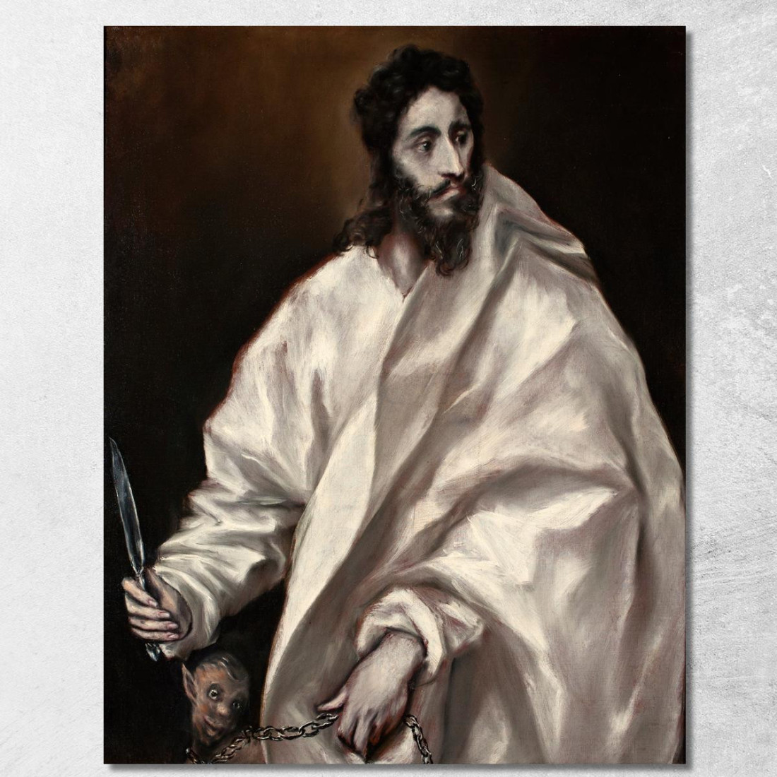 Bartolomeo L'Apostolo El Greco (Domenikos Theotokopoulos) egr8 quadro stampato su tela