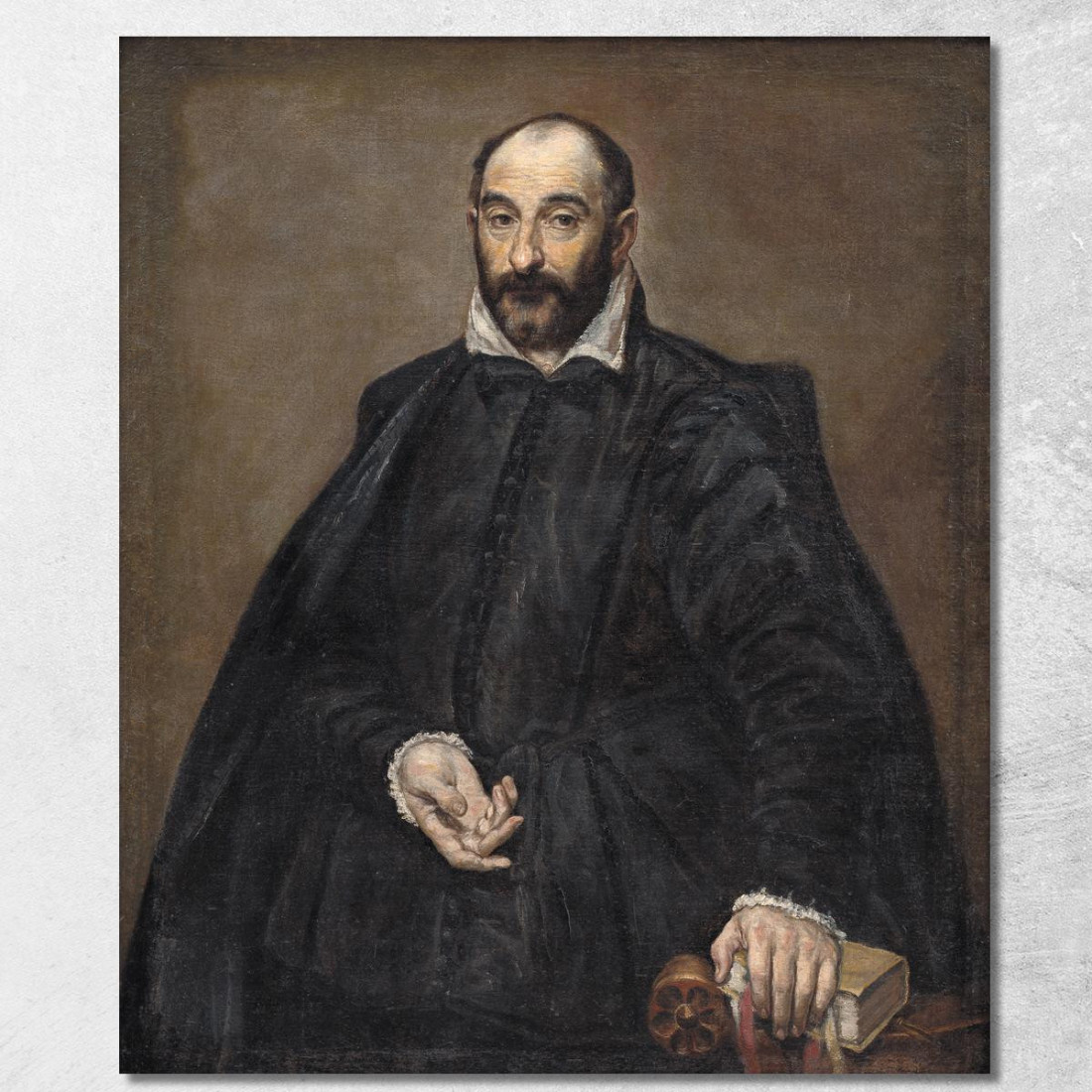 Ritratto Di Un Uomo El Greco (Domenikos Theotokopoulos) egr25 quadro stampato su tela Ritratto Di Un Uomo El Greco (Domenikos Theotokopoulos) egr25 quadro stampato su tela