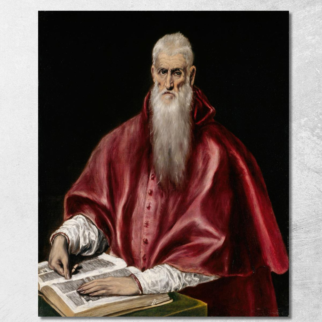 San Girolamo Come Studioso El Greco (Domenikos Theotokopoulos) egr37 quadro stampato su tela San Girolamo Come Studioso El Greco (Domenikos Theotokopoulos) egr37 quadro stampato su tela