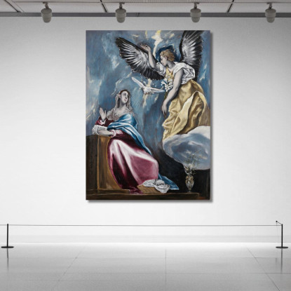 L'Annunciazione 2 El Greco (Domenikos Theotokopoulos) egr54 quadro stampato su tela