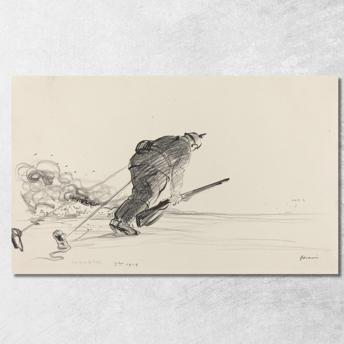 7Me 1914 Jean-Louis Forain jfr1 quadro stampato su tela 7Me 1914 Jean-Louis Forain jfr1 quadro stampato su tela