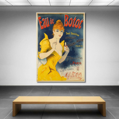 Acqua Di Botot Jules Chéret jch30 quadro stampato su tela
