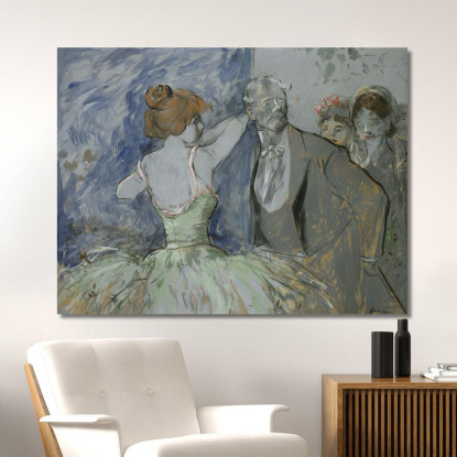 Dietro Le Quinte Jean-Louis Forain jfr19 quadro stampato su tela