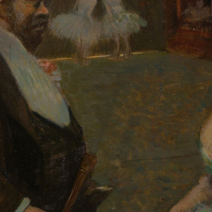 Dietro Le Quinte Jean-Louis Forain jfr30 quadro stampato su tela