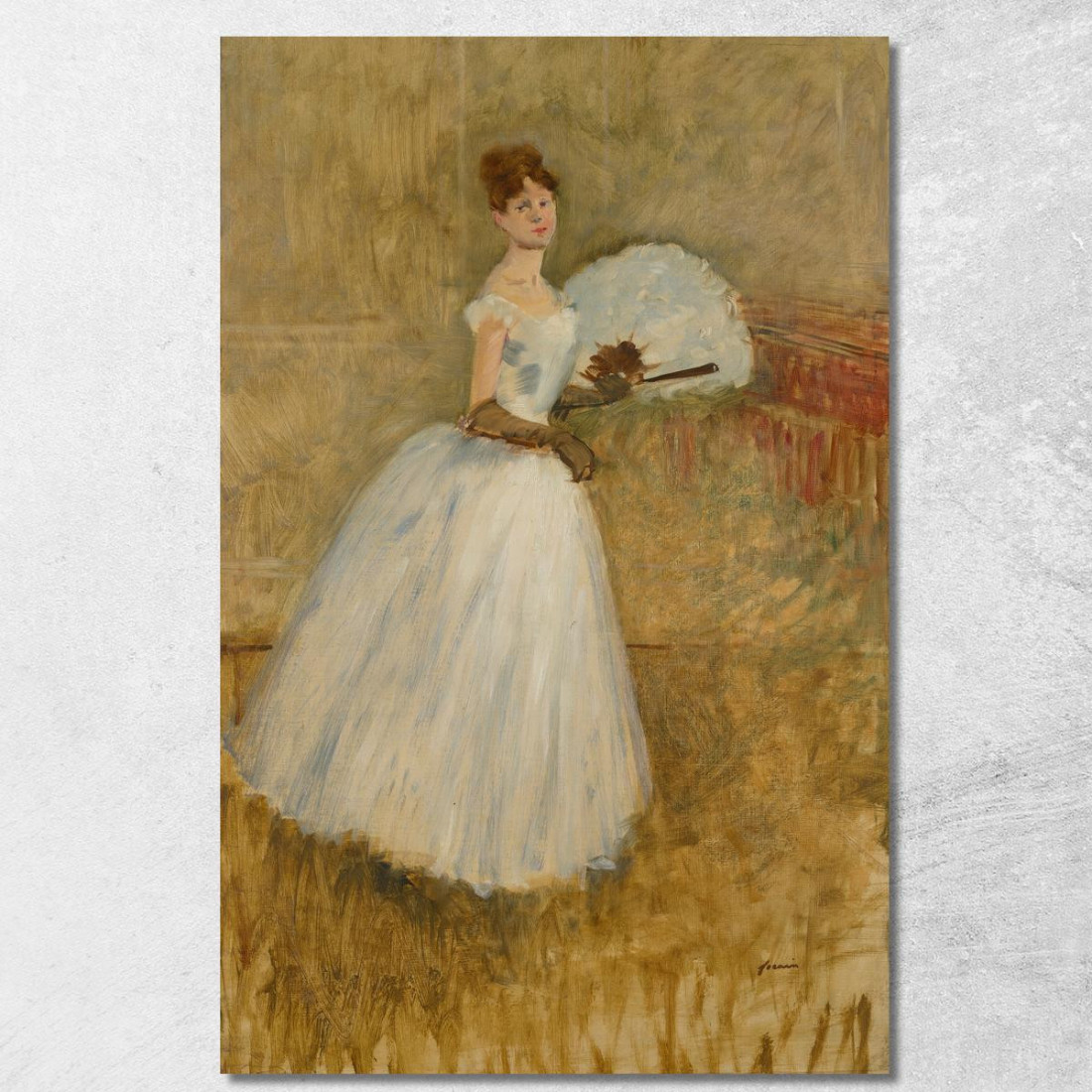 Isa Tyde La Bella Irlandese Jean-Louis Forain jfr31 quadro stampato su tela Isa Tyde La Bella Irlandese Jean-Louis Forain jfr31 quadro stampato su tela