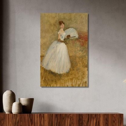 Isa Tyde La Bella Irlandese Jean-Louis Forain jfr31 quadro stampato su tela