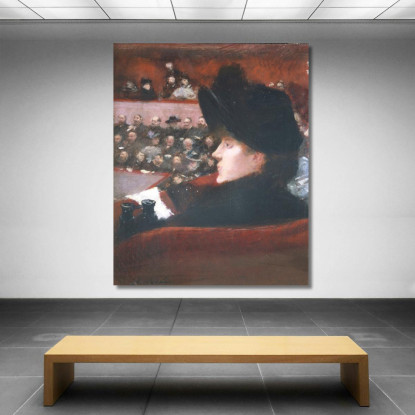 Il Palco Jean-Louis Forain jfr33 quadro stampato su tela