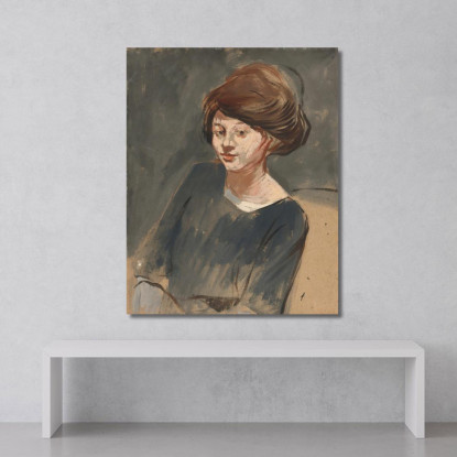 Ritratto Di Una Donna Jean-Louis Forain jfr42 quadro stampato su tela