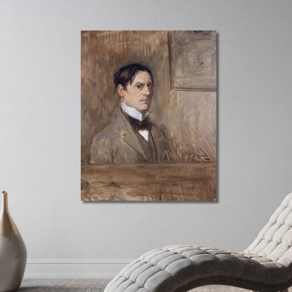 Autoritratto Jean-Louis Forain jfr45 quadro stampato su tela