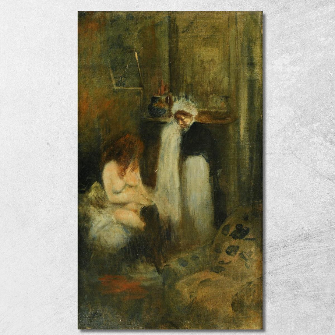 La Guardarobiera Jean-Louis Forain jfr50 quadro stampato su tela La Guardarobiera Jean-Louis Forain jfr50 quadro stampato su tela