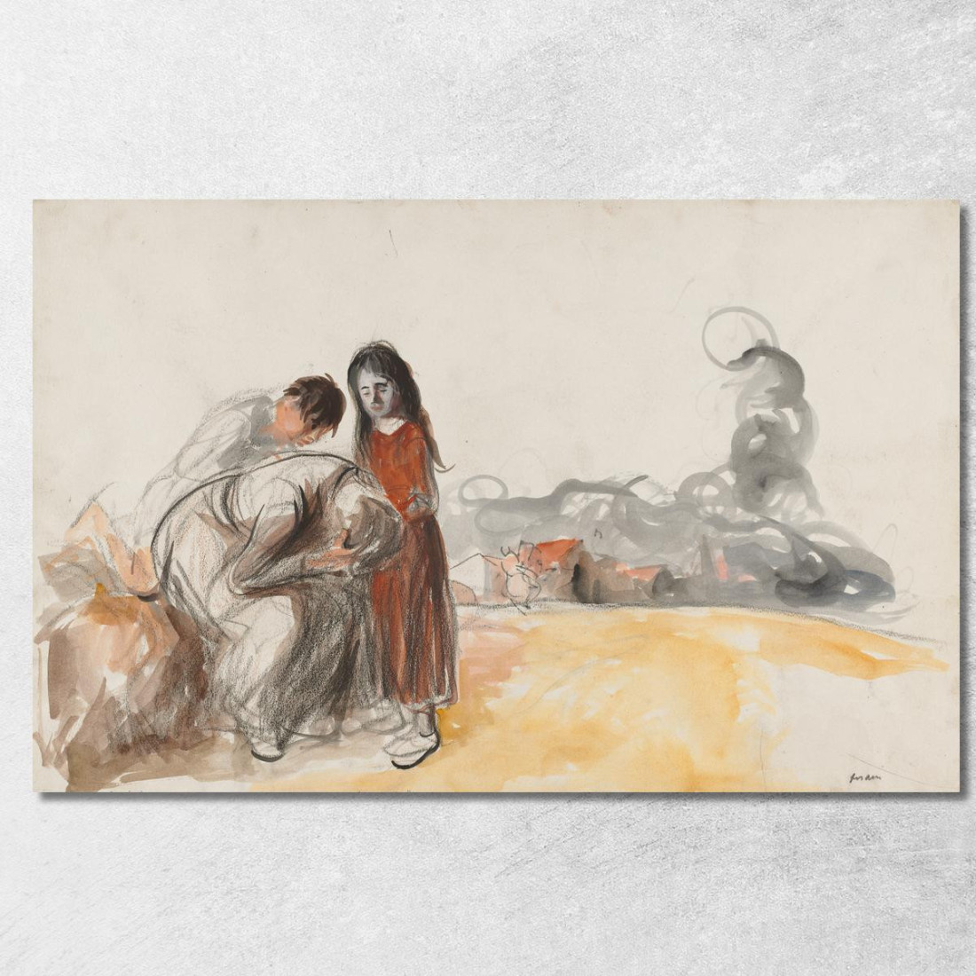 I Tedeschi Se Ne Sono Andati Jean-Louis Forain jfr51 quadro stampato su tela I Tedeschi Se Ne Sono Andati Jean-Louis Forain jfr51 quadro stampato su tela