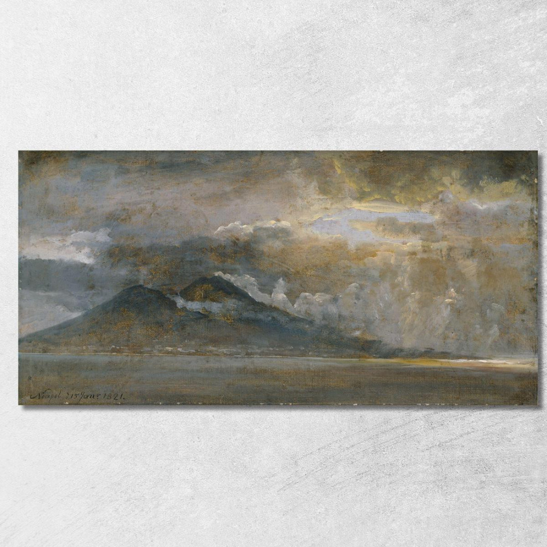 Il Golfo Di Napoli Con Il Vesuvio Johan Christian Dahl jcd56 quadro stampato su tela Il Golfo Di Napoli Con Il Vesuvio Johan Christian Dahl jcd56 quadro stampato su tela